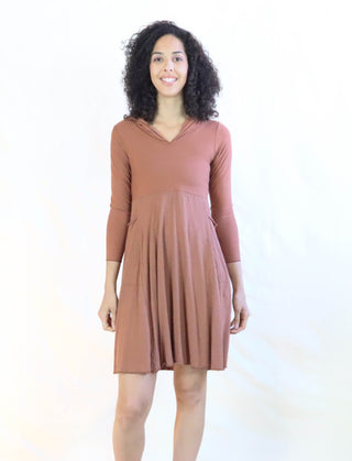 Hooded Eclipse Perfect Pockets Short Dress