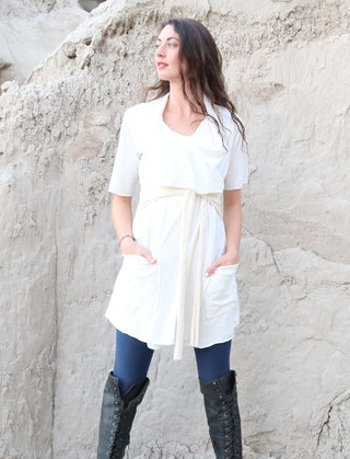 Cocoon Belted Tunic Jacket