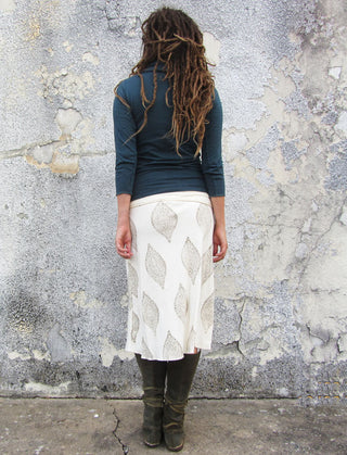 Simplicity Below Knee BLOCK PRINTED Skirt