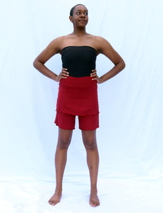 Simplicity Mini Skirted Bermuda Shorts