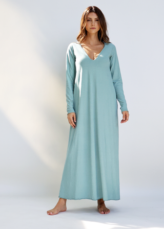 Plunge Built In Bra Ojai Long Dress