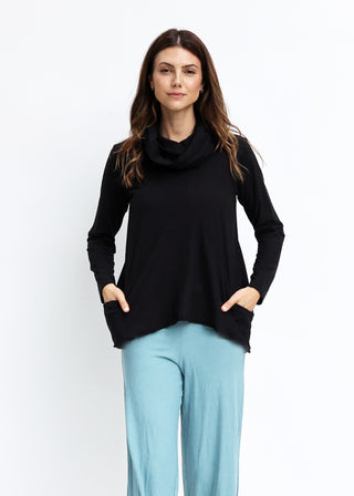 Chunky Cowl Origami Shirt