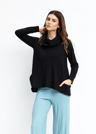 Chunky Cowl Origami Shirt