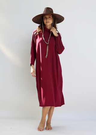 High Roller Poppy Below Knee Kaftan