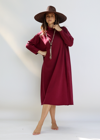 High Roller Poppy Below Knee Kaftan