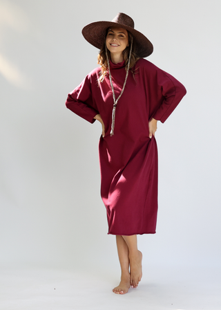 High Roller Poppy Below Knee Kaftan