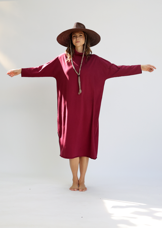 High Roller Poppy Below Knee Kaftan