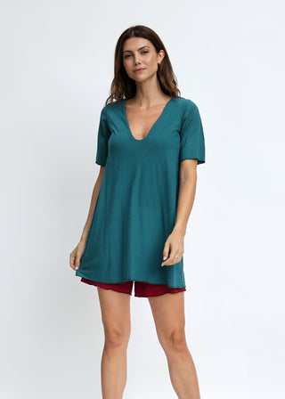 Plunge Built In Bra Ojai Tunic