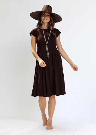 Crew Princess Seam Below Knee Dress