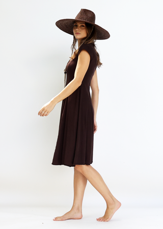 Crew Princess Seam Below Knee Dress