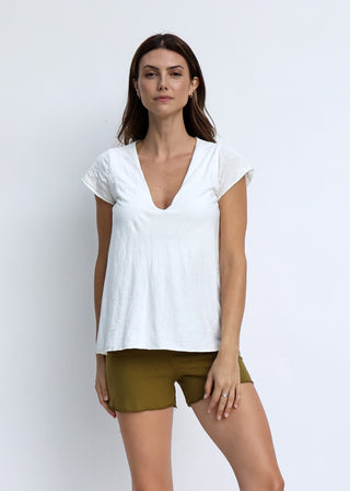 Plunge Built In Bra Ojai Shirt