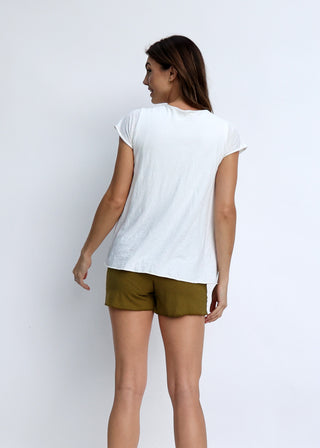 Plunge Built In Bra Ojai Shirt
