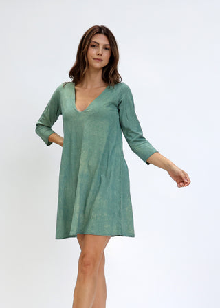 Plunge Built In Bra Ojai Short Dress