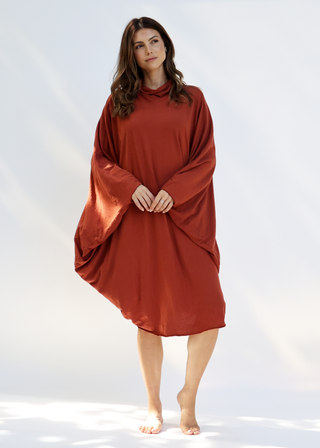 Turtleneck Aphrodite Below Knee Kaftan