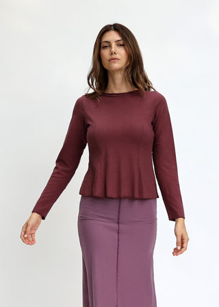 Crew Princess Seam Cropped Shirt