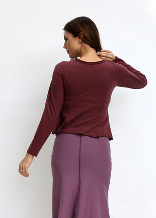 Crew Princess Seam Cropped Shirt