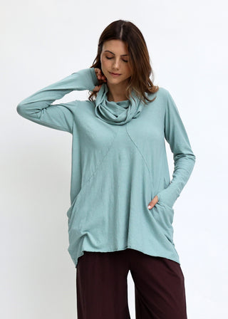Chunky Cowl Origami Tunic