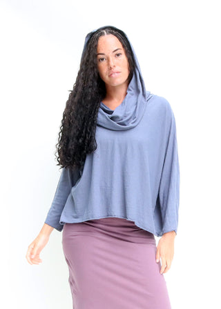 Super Cowl Poppy Shirt Kaftan