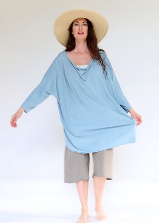 Float Neck Poppy Tunic Kaftan