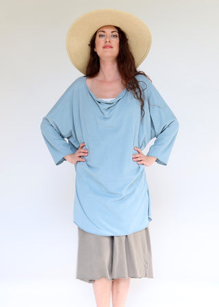 Float Neck Poppy Tunic Kaftan