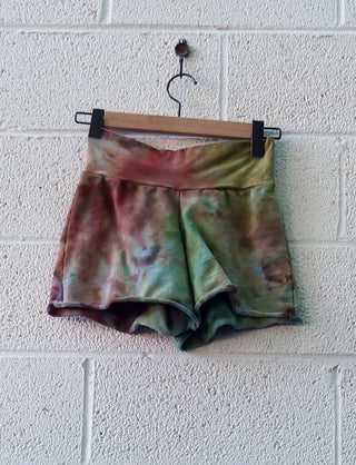 OOAK -  Shorty Shorts / S / French Terry / Ice Dye (150)