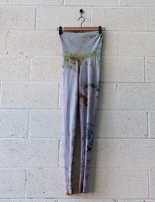 OOAK -  Leggings  / S / Stretch Fleece / Ice Dye (157)