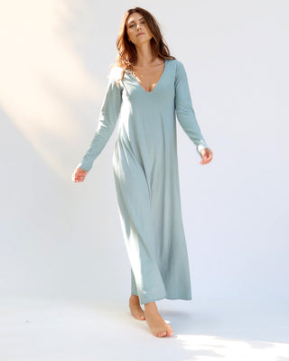 Plunge Built In Bra Ojai Long Dress