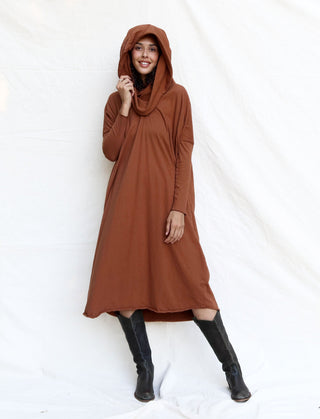 Super Cowl Winter Below Knee Kaftan