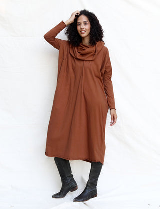 Super Cowl Winter Below Knee Kaftan