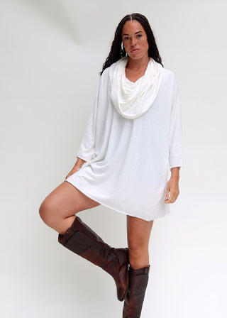 Super Cowl Poppy Short Kaftan