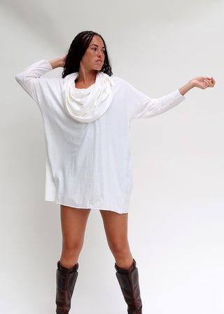 Super Cowl Poppy Short Kaftan