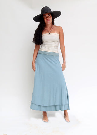 Double Layer Ojai Long Skirt