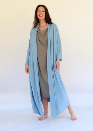 Float Neck Poppy Below Knee Kaftan
