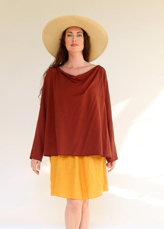 Float Neck Poppy Shirt Kaftan