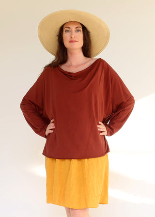 Float Neck Poppy Shirt Kaftan