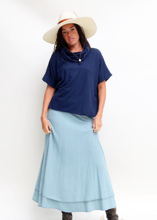 Chunky Cowl Magnolia Shirt Kaftan