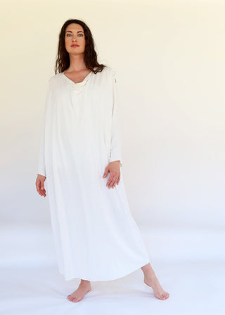 Float Neck Poppy Long Kaftan