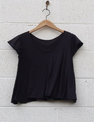 Sale - Slip Wanderer Cropped Shirt / S / Tissue / Midnight (57)