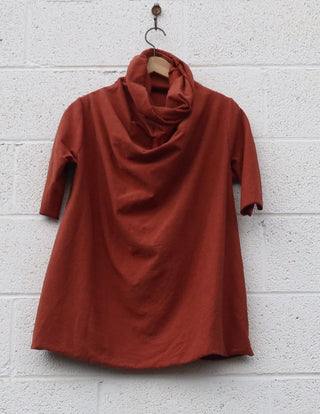 Sale - Kundalini Ojai Shirt / S / Heavy Stretch Hemp / Terra-cotta (109)