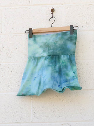 OOAK - Mini Skirt / S / Tissue Cotton / Ice Dye (185)