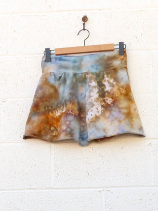 OOAK - Simplicity Mini Skirt / L / French Terry / Ice Dye (196)