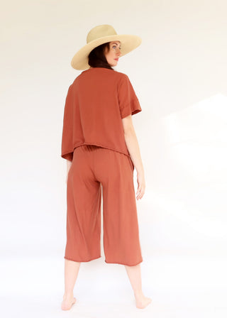 Layering Magnolia Cropped Shirt Kaftan