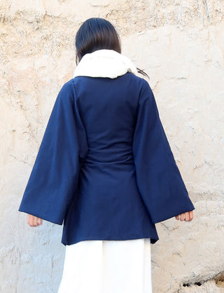 Kimono Cocoon Belted Tunic Jacket