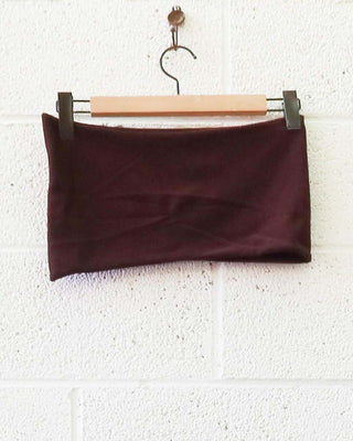 SALE - Boob Tube / L / Cacao / Stretch Cotton (109)