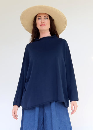Roll Neck Poppy Shirt Kaftan
