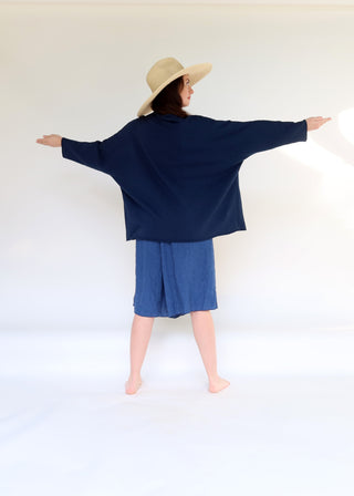 Roll Neck Poppy Shirt Kaftan