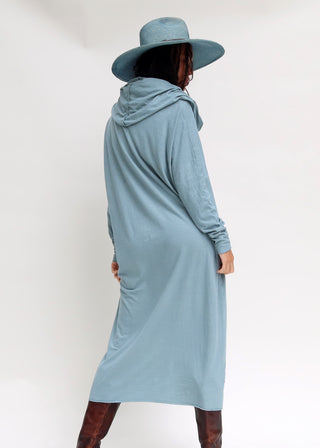 Super Cowl Poppy Long Kaftan
