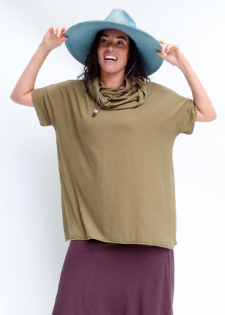 Chunky Cowl Magnolia Tunic Kaftan