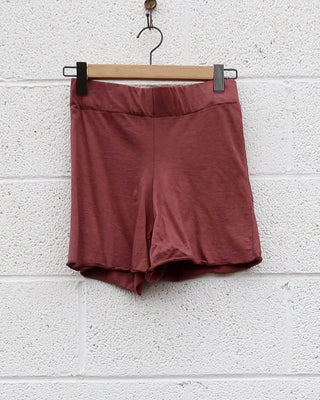 Sale - Weekend Simplicity Shorty Shorts / NC Cotton / XS / Chocolate (330)