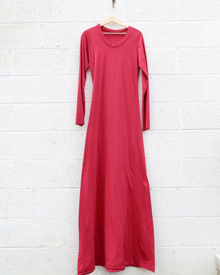 Sale - Tee Simplicity Long Dress / NC Cotton / S / Red (355)